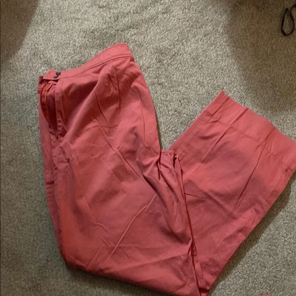 J. Jill Vibrant Coral Trousers - Picture 5 of 7